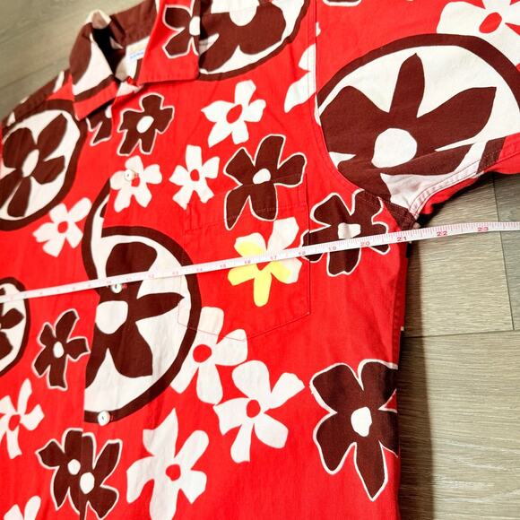 VTG 80'S SURF LINE HAWAII ORIGINAL JAMS WORLD ALOHA FLOWER COLORFUL MEN'S SHIRT - Picture 7 of 8